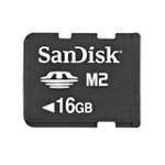 Alt View Standard 20. SanDisk - 16 GB Memory Stick Micro (M2) - 1 Card.