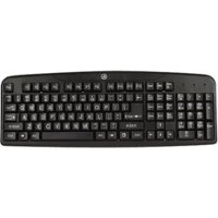 Digital Innovations - 4250400 Full-size Wired Easy-View Keyboard - Black - Front_Zoom