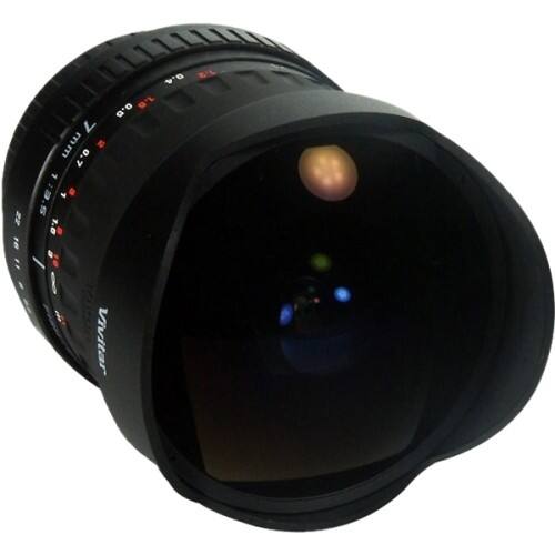 Front Standard. Vivitar - 7 mm f/3.5 Fisheye Lens.
