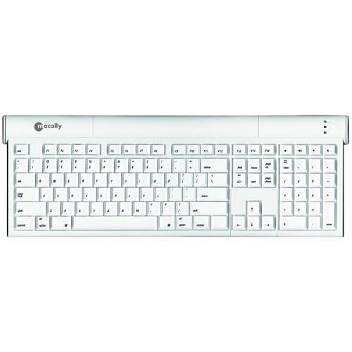 Front Standard. Macally - Keyboard - White.