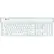 Front Standard. Macally - Keyboard - White.