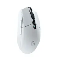 Logitech - G305 LIGHTSPEED Wireless Optical 6 Programmable Button Gaming Mouse with 12,000 DPI HERO Sensor - Wireless - White - Front_Zoom
