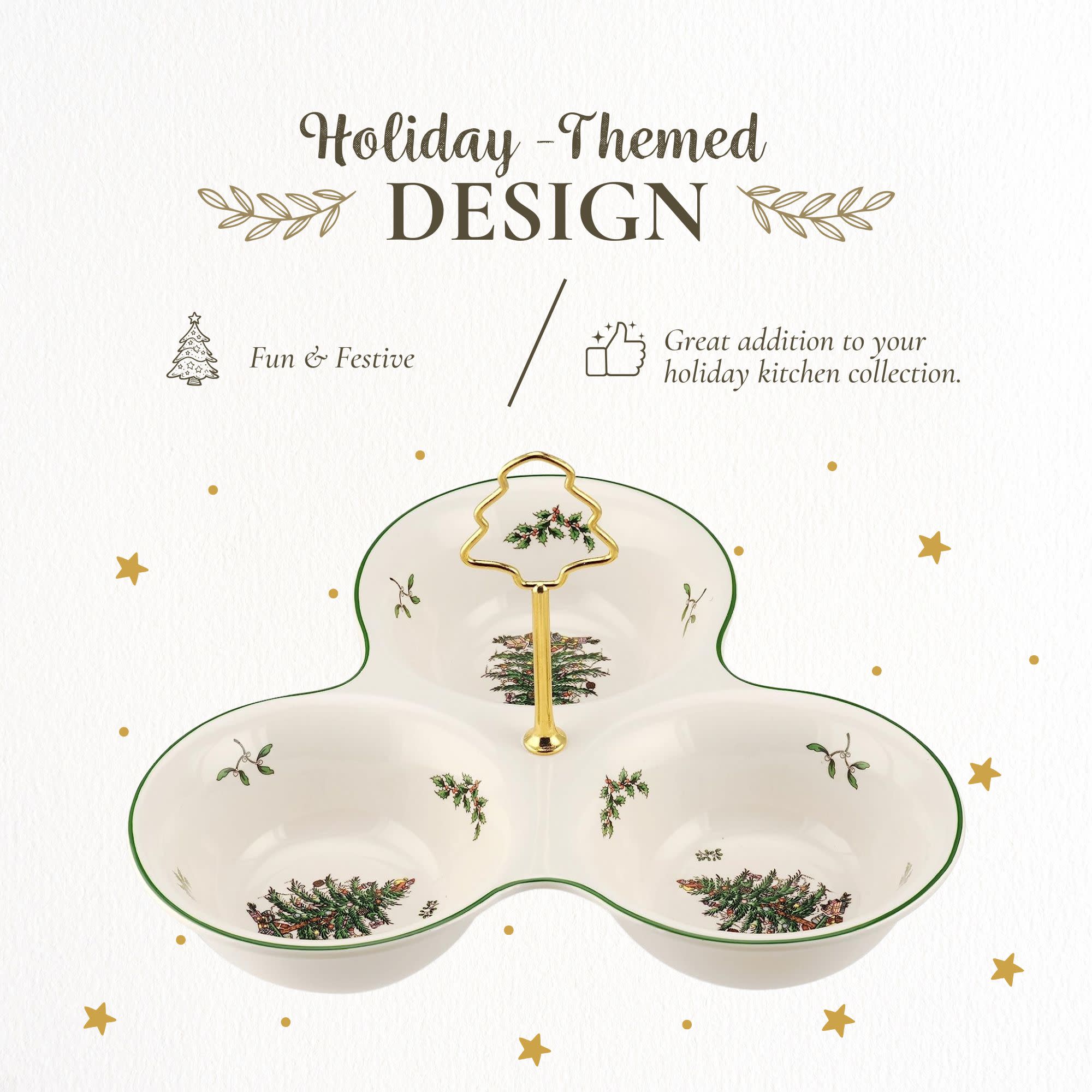 Holiday-Themed DESIGN  
Fun & Festive  
Great addition to your holiday kitchen collection.