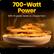 700-Watt Power
With 10 power levels to choose from