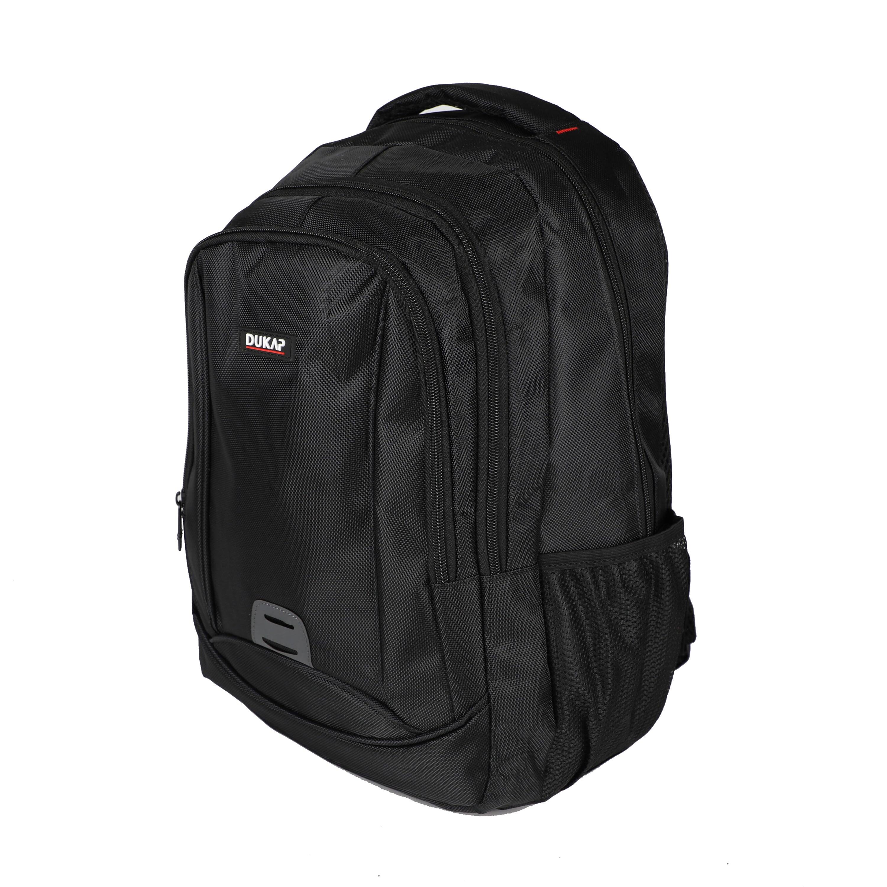 Front. DUKAP - NORIC Executive Backpack for Laptops up to 15.6''-Inches - BLACK.
