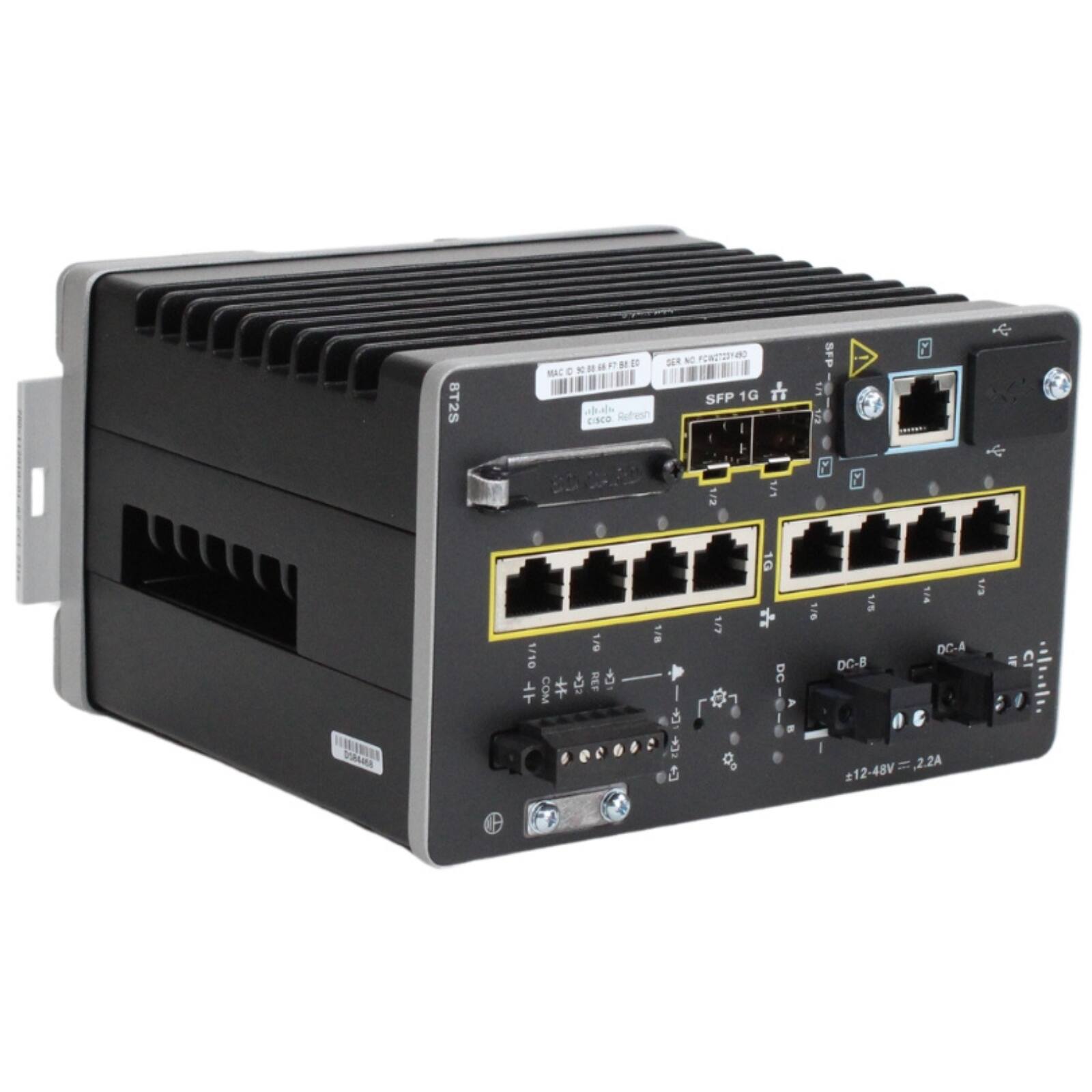 BT2S 2 NO FRCTE ON a MAC SFP 1G  
Refresh Caco - B0 1/2 A.FE SFP 5 S Y Y  
RA / 1/10 I COM I 1/7 1G DC 9 i 1/8 a DC-A DC-B I 2.2A 12-48V