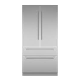 Thermador - Freedom Collection 42 in Wide 23.1 Cu. Ft. Smart Built-in French Door Bottom Freezer Refrigerator - Stainless Steel