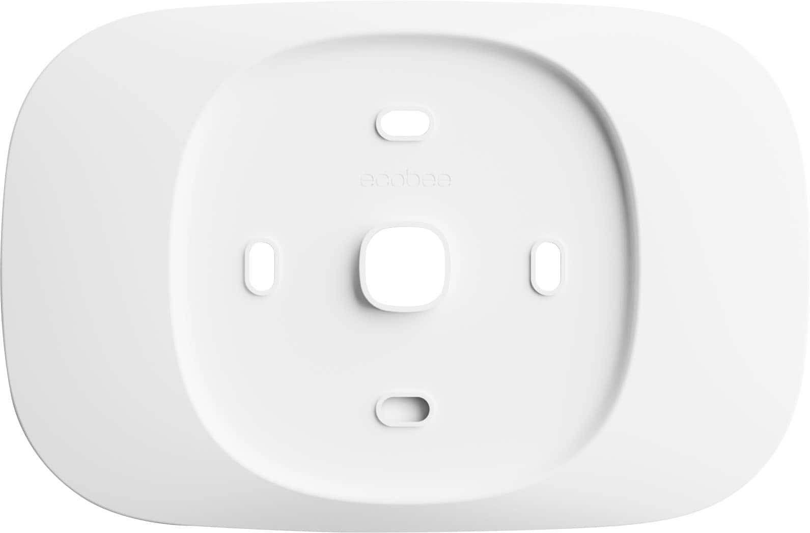 Trim Plate - Made for ecobee Smart Thermostat Essential - Programmable Wi-Fi Thermostat Accessory - White - Front_Zoom