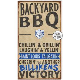Jardine - Saint Louis Billikens 11'' x 20'' Indoor/Outdoor BBQ Sign - Brown