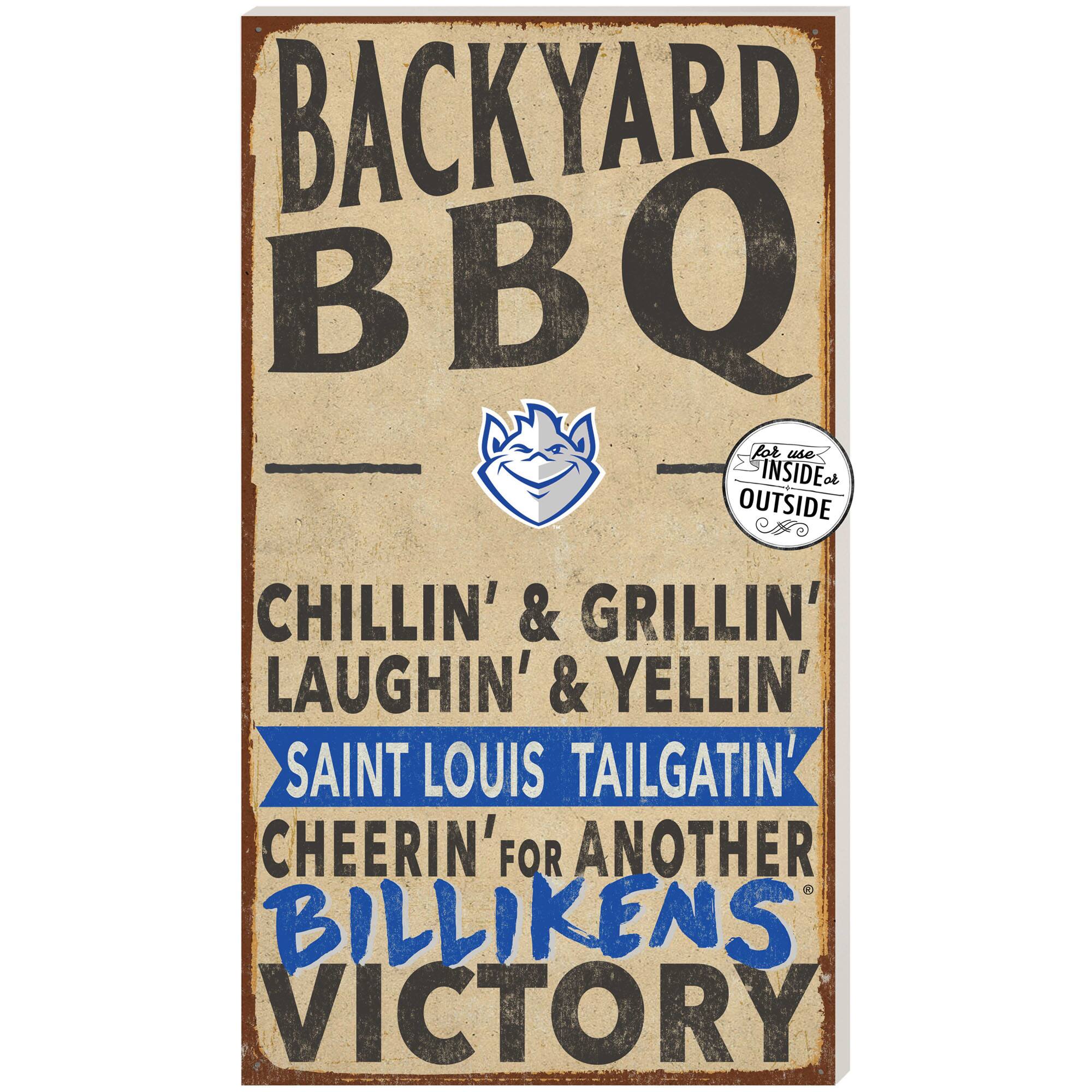 Saint Louis Billikens 11'' x 20'' Indoor/Outdoor BBQ Sign