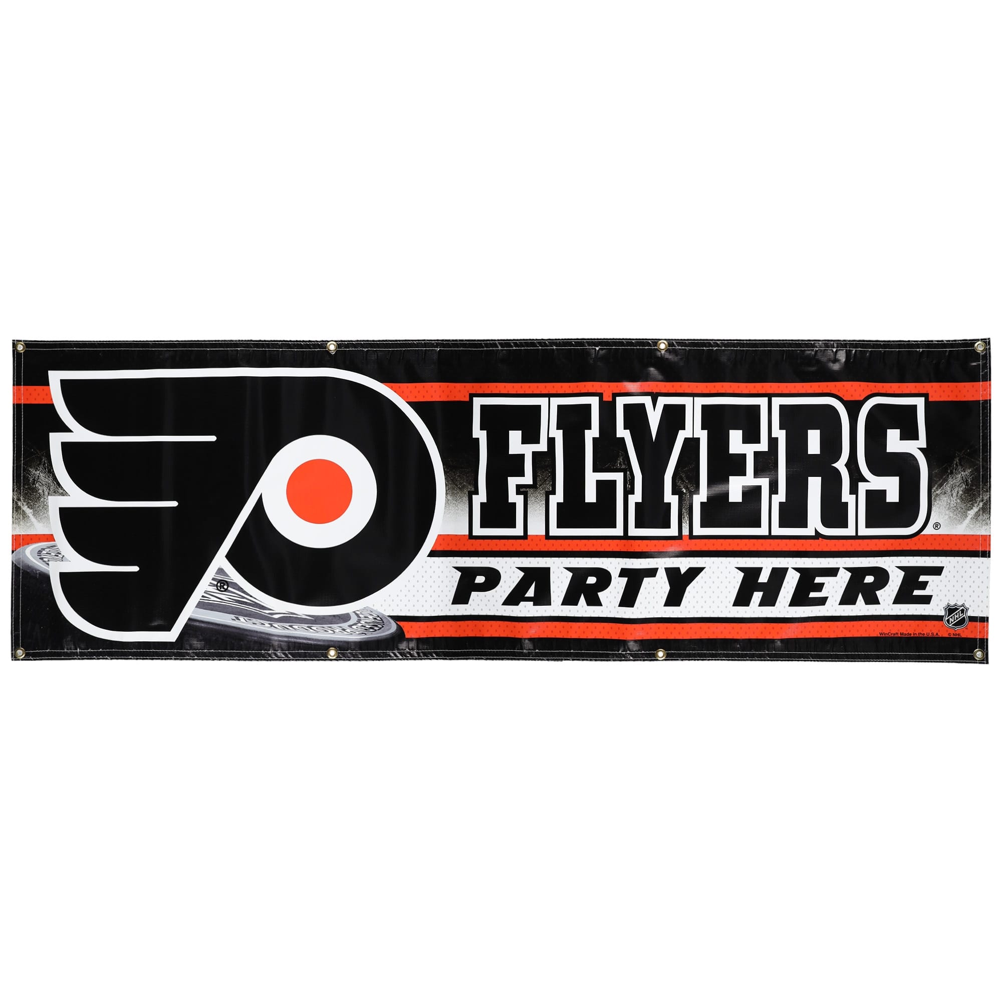 WinCraft - Philadelphia Flyers 2' x 6' Horizontal Banner - Multicolor