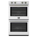 Forno Appliances - Vomero 30" Electric Convection Double Wall Oven - White