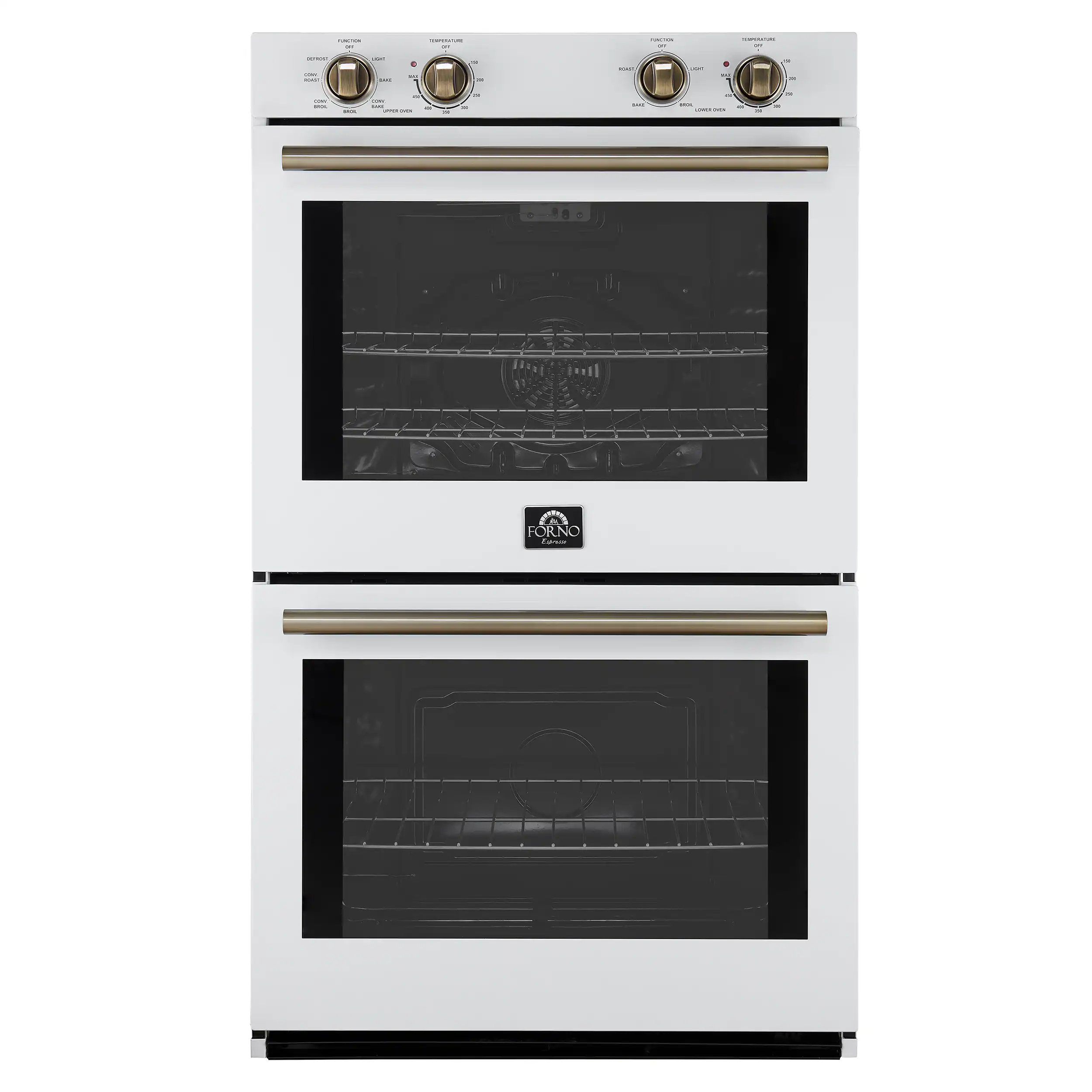 Forno Appliances - Vomero 30" Electric Convection Double Wall Oven - White