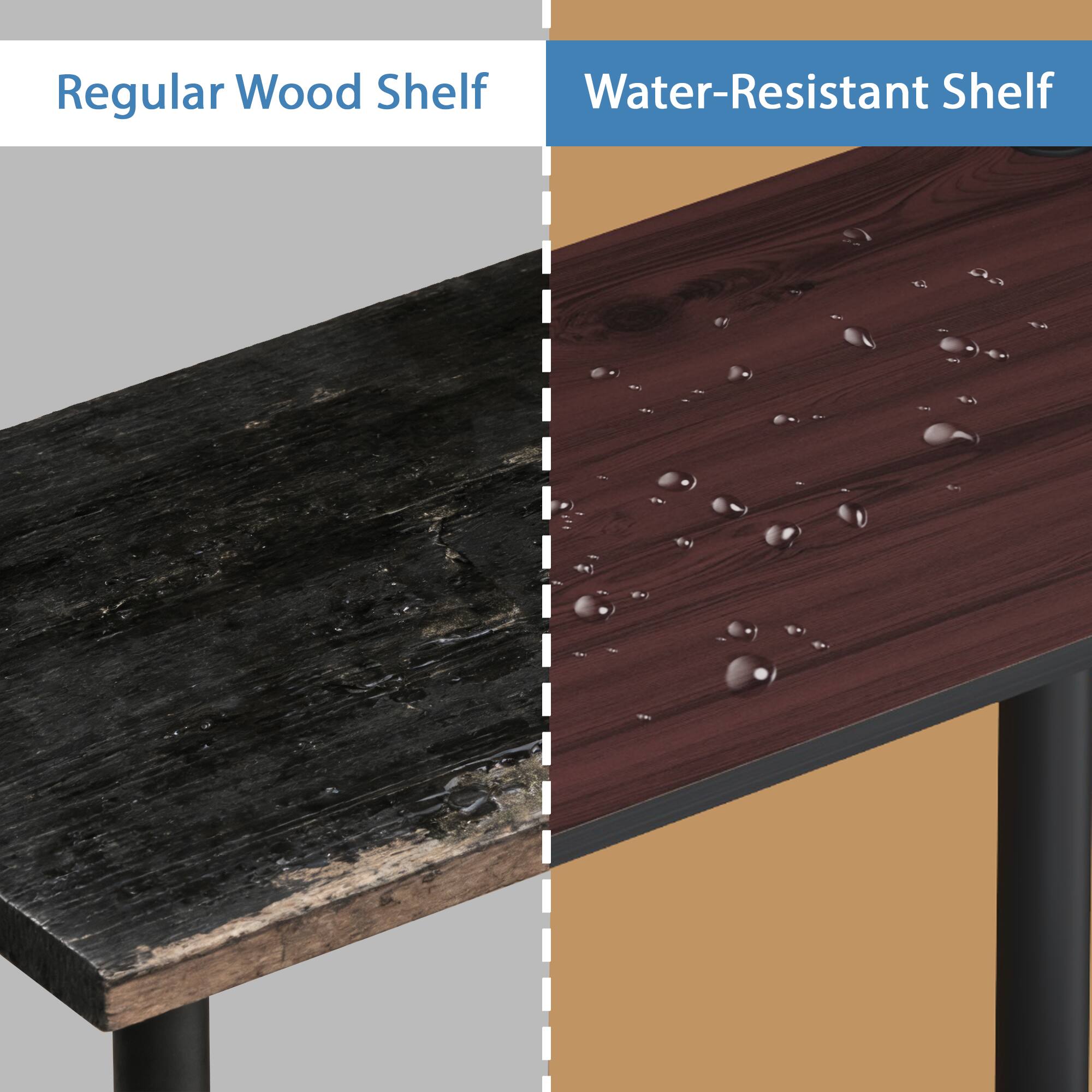 Regular Wood Shelf  
Water-Resistant Shelf