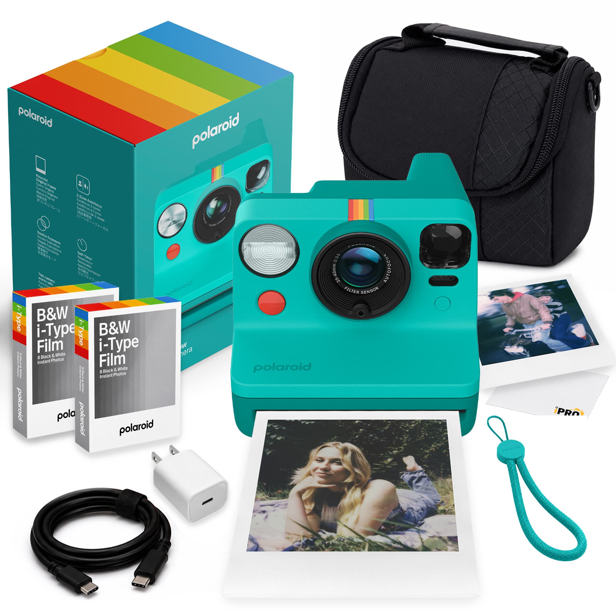 Polaroid - Now Generation 3 i-Type Instant Camera (Teal) + More price history on PriceWatchPro