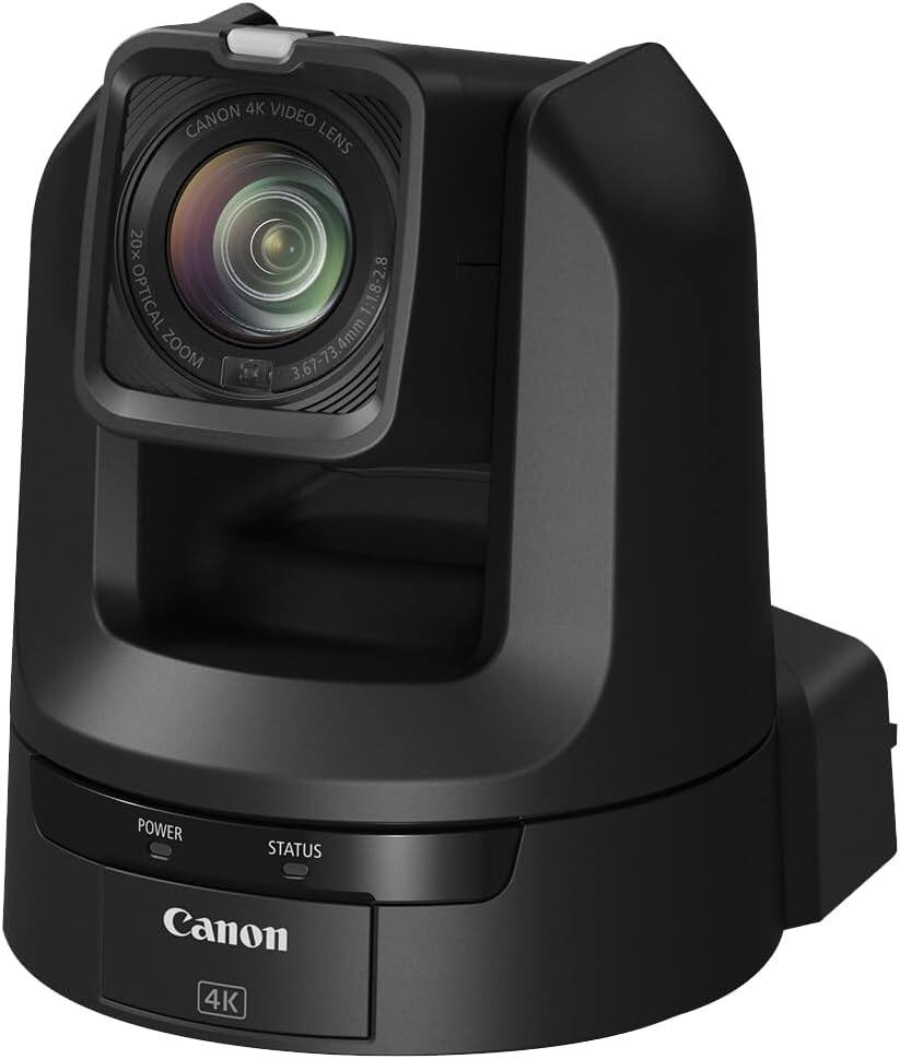 Canon 4K Video Lens  
20x Optical Zoom  
1:1.8-2.8  
4mm  
3.67-73.4mm  
Power Status  
Canon 4K