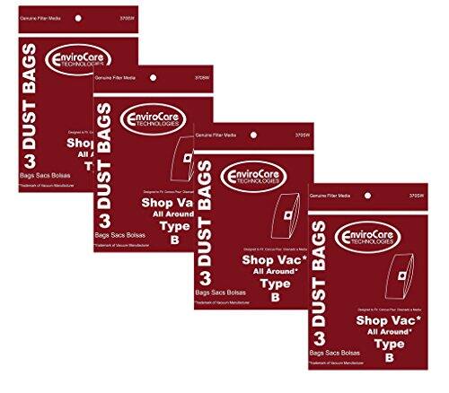 Sure, here is the corrected and grouped text:

---

**EnviroCore TECHNOLOGIES**

**Shop Vac® DUST BAGS**

- **3 Type Bags**
  - **3 Type Bags**
  - **3 Type Bags**
  - **3 Type Bags**

**Shop Vac® All Around Type B Bags**

- **3 Type Bags**
  - **3 Type Bags**
  - **3 Type Bags**
  - **3 Type Bags**

**Shop Vac® All Around Type B Bags**

- **3 Type Bags**
  - **3 Type Bags**
  - **3 Type Bags**
  - **3 Type Bags**

**Shop Vac® All Around Type B Bags**

- **3 Type Bags**
  - **3 Type Bags**
  - **3 Type Bags**
  - **3 Type Bags**

**Shop Vac® All Around Type B Bags**

- **3 Type Bags**
  - **3 Type Bags**
  - **3 Type Bags**
  - **3 Type Bags**

**Shop Vac® All Around Type B Bags**

- **3 Type Bags**
  - **3 Type Bags**
  - **3 Type Bags**
  - **3 Type Bags**

**Shop Vac® All Around Type B Bags**

- **3 Type Bags