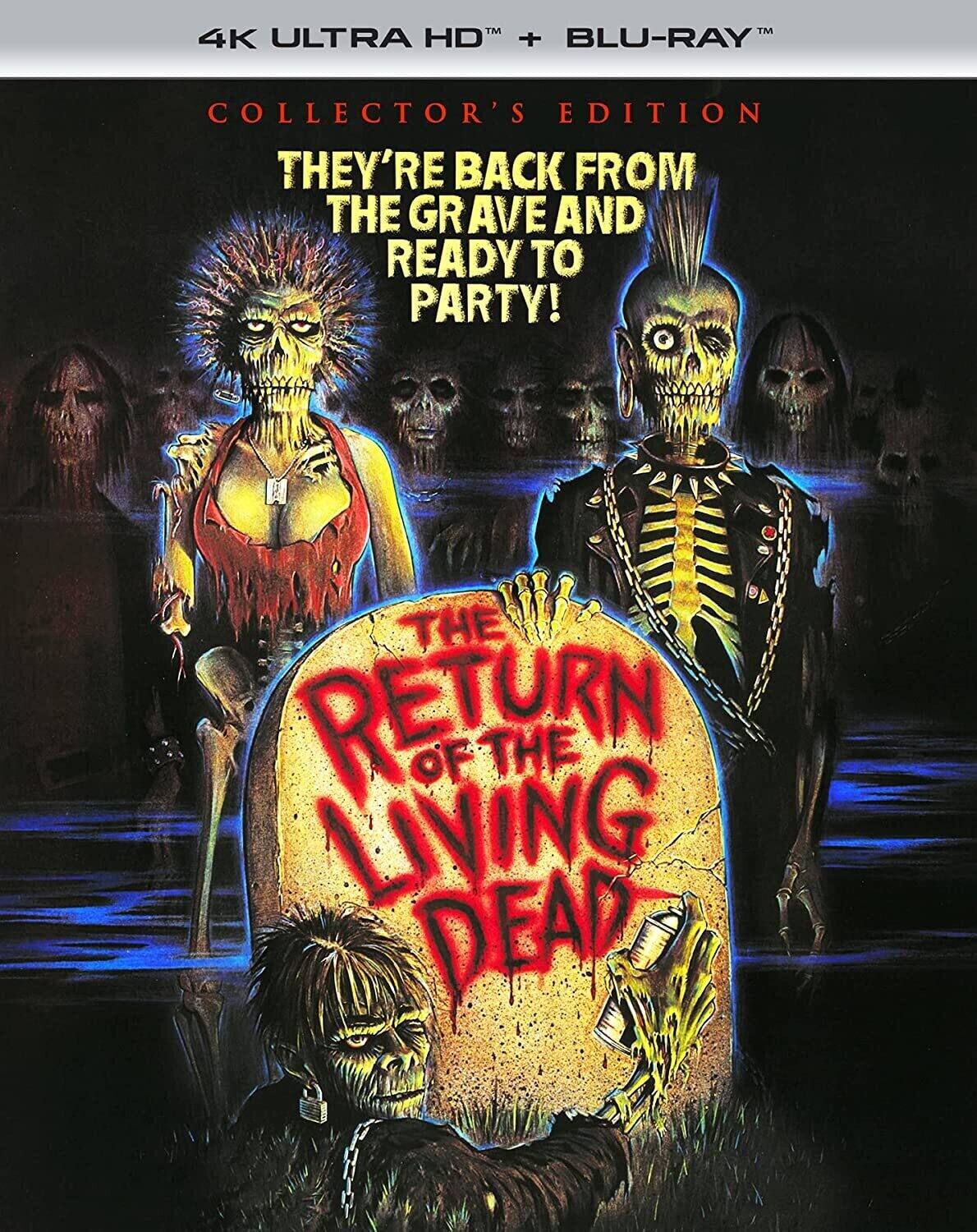 Front. The Return of the Living Dead (Collector's Edition)   - 4K Blu-Ray.