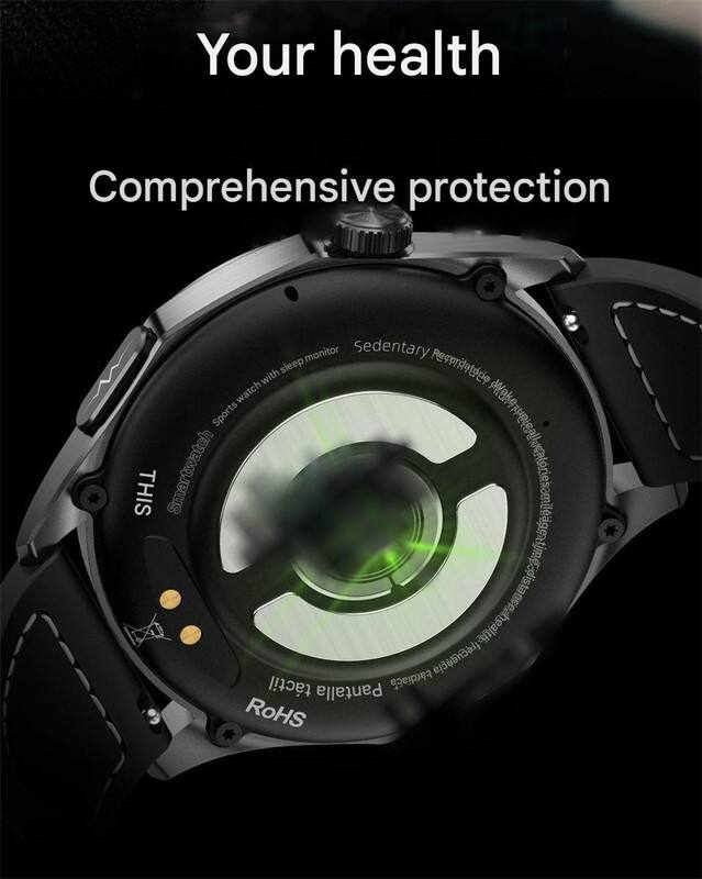Your health  
Comprehensive protection  

Sports watch with sleep monitor  
Sedentary reminder  
THIS Smartwatch  
Pantalla  
RoHS