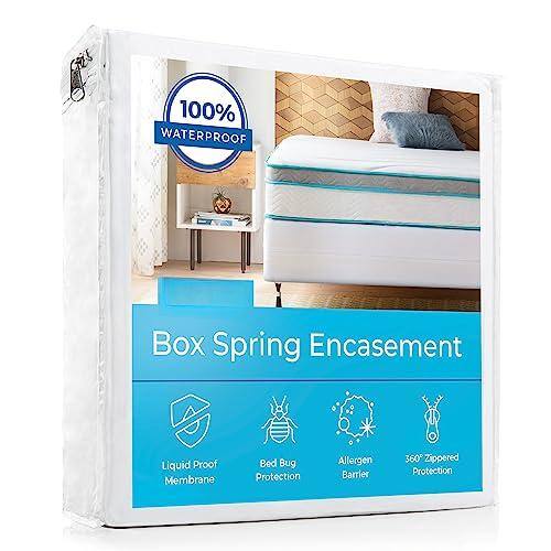 Box Spring Encasement

100% Waterproof

Liquid Proof Membrane
Bed Bug Protection
Allergen Barrier
360° Zippered Protection