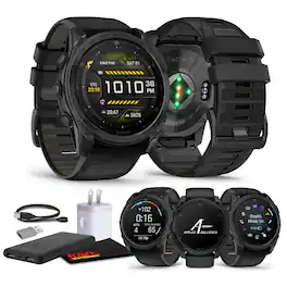 Garmin - tactix 8 51mm, AMOLED Display, Premium Tactical GPS Smartwatch, Includes Applied Ballistics Ultralight Solver - (2025)