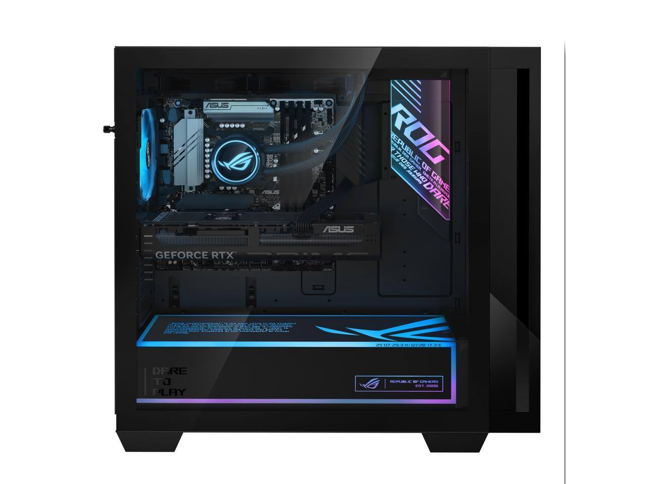 ASUS  
ASUS  
ROG REPUBLIC OF GAMERS  
ASUS  
GEFORCE RTX  

DARE TO PLAY  
REPUBLIC OF GAMERS