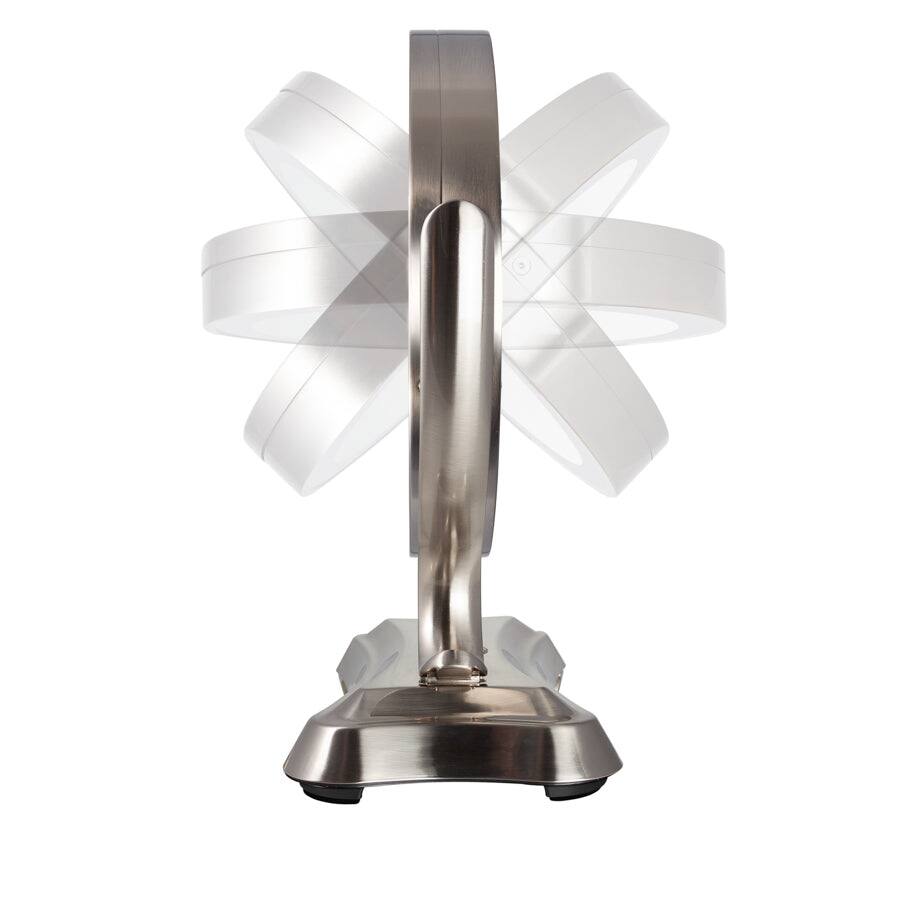 Alt View 2. Zadro - Glamour LED Lighted Makeup Mirror with Dual 5X/1X Magnifications and 3 Lighting Options - Polished Nickel.