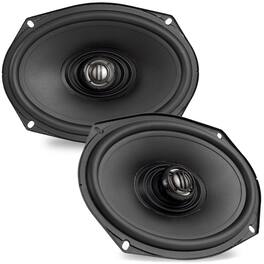 NVX - XFHD69L 400W RMS 6x9in XF-Series 2-Ohm Saddlebag Lid Speakers for Select 1998-up Harley Davidson Motorcycles