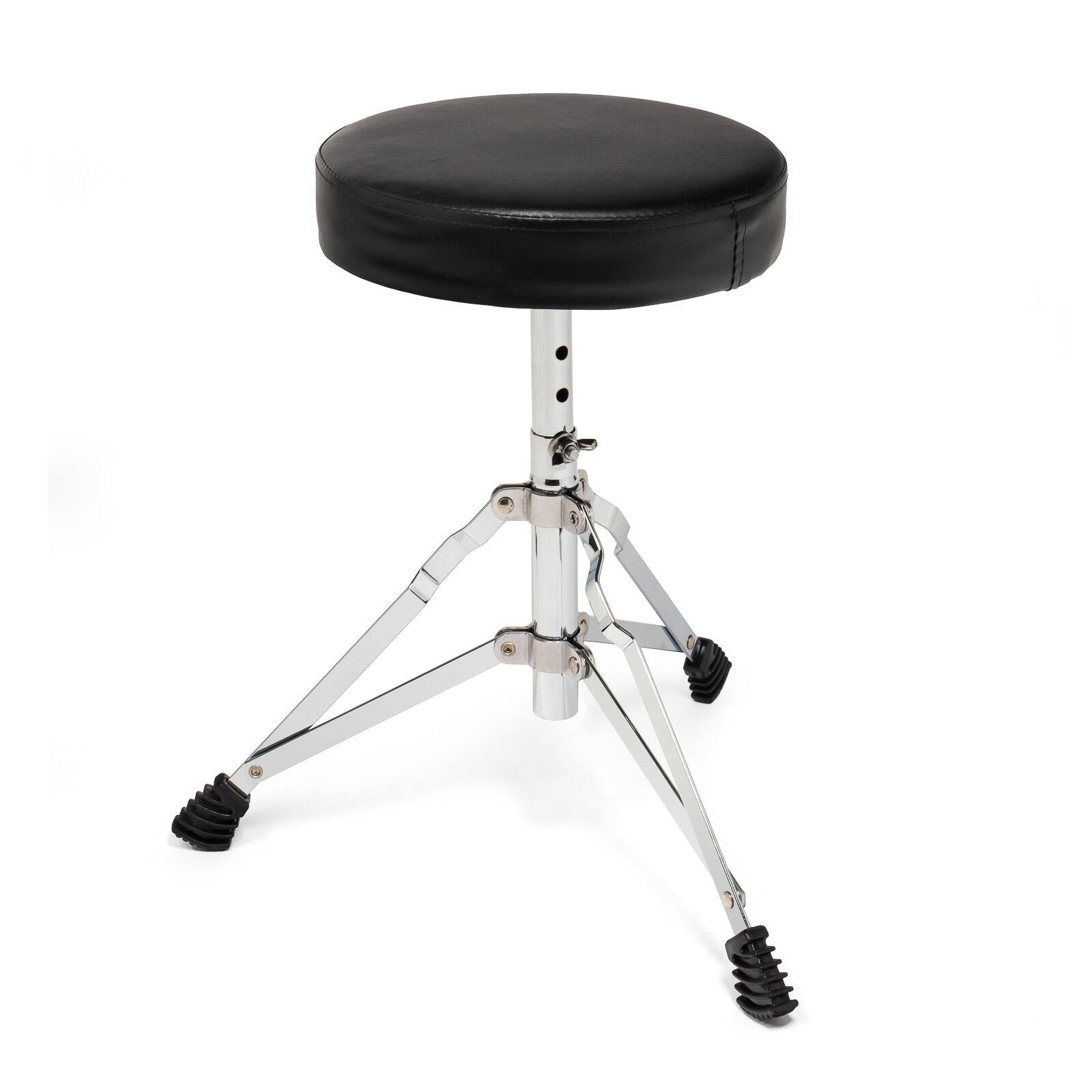 Alt View 6. Ashthorpe - Beginner Drum Kit with Brass Cymbals (Set of 5) - Purple.