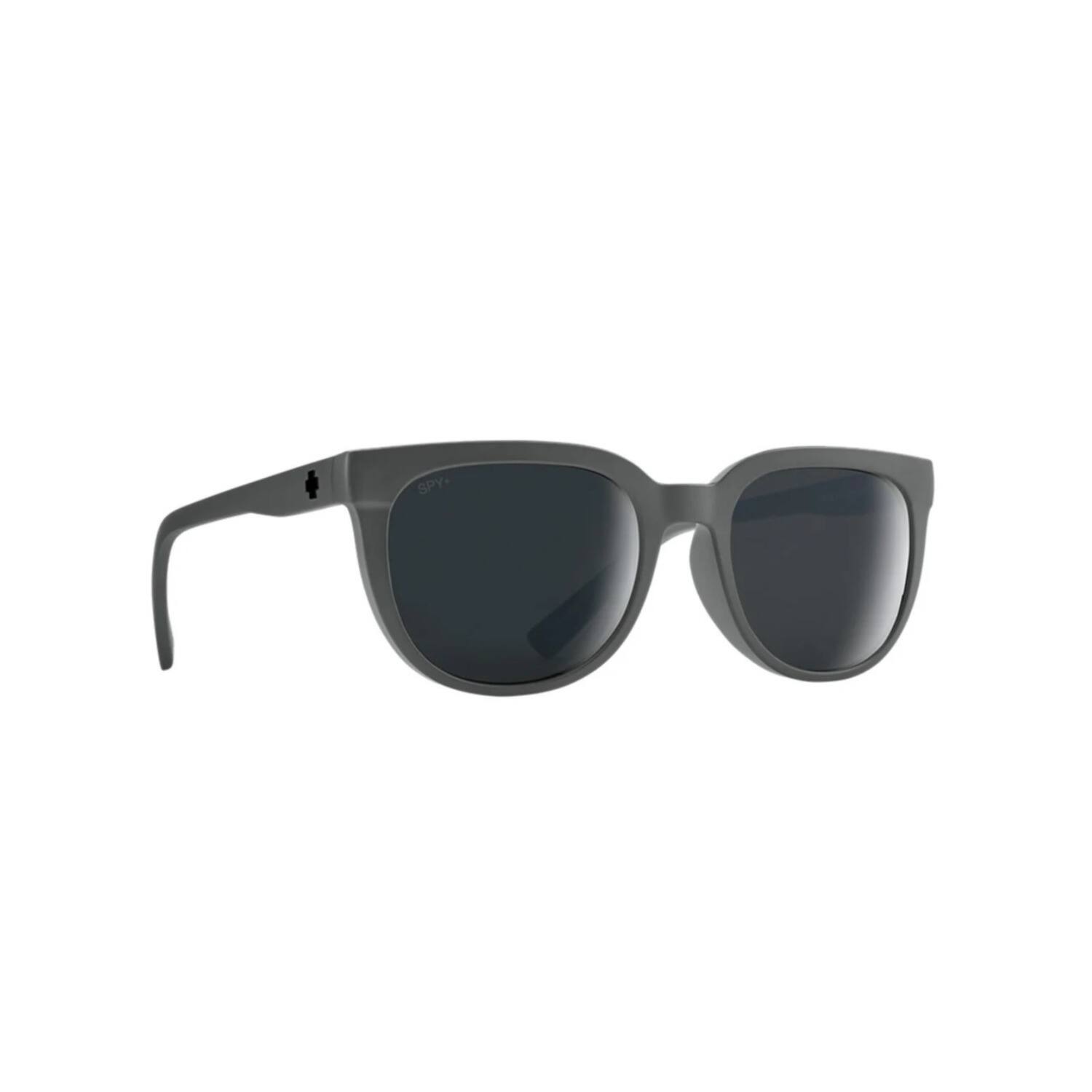 Front. Spy Optic - Spy Bewilder Sunglasses Matte Gunmetal Gray Polar with Black Spectra Mirror - Grey.