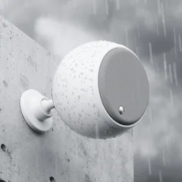 Gallo Acoustics - Micro Habitat 4" IP66 Weatherproof Outdoor Spherical Speaker – Single - White