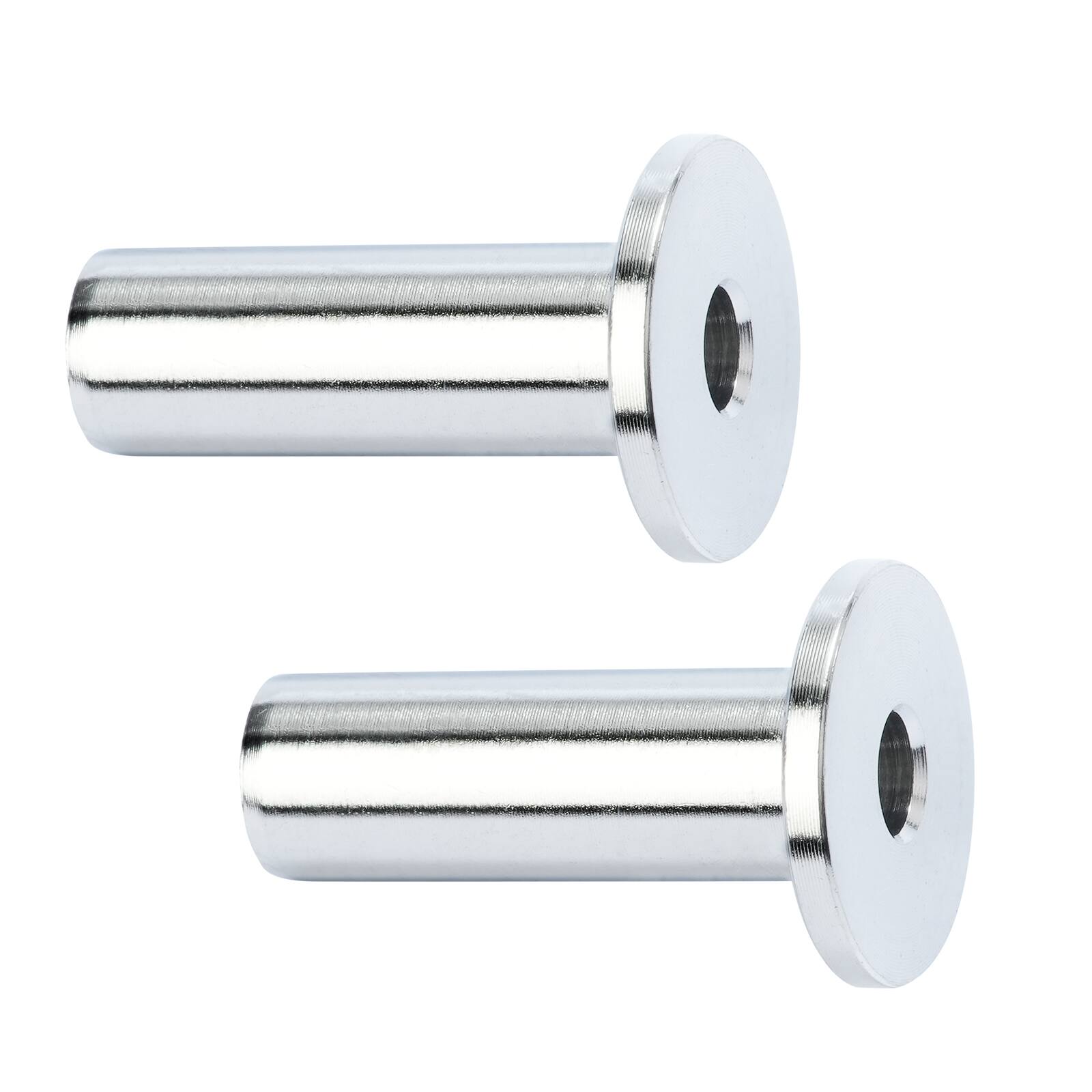 Alt View 5. VEVOR - 121 Pack T316 Stainless Steel Protector Sleeves for 1/8" Wire Rope Cable Railing, DIY Balustrade T316 Marine Grade - Silver.