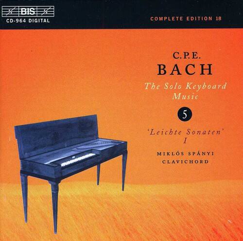 BIS CD-964 DIGITAL COMPLETE EDITION 18  
C.P.E. BACH  
The Solo Keyboard Music  
5  
'Leichte Sonaten' I  
MIKLOS SPANYI  
CLAVICHORD