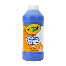Crayola - Washable Finger Paint Blue 16 oz