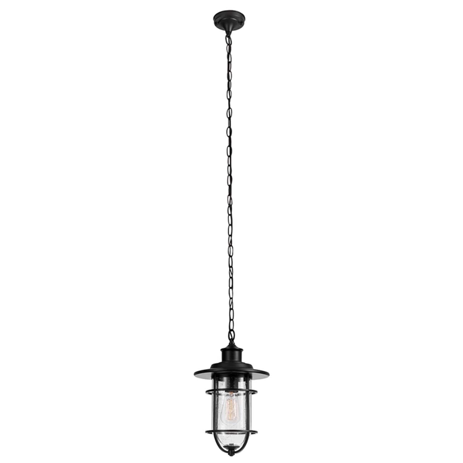 Globe Electric - Turner Matte Black 1 lights Pendant Light