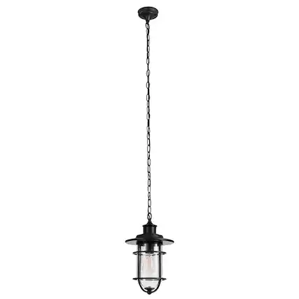 Front. Globe Electric - Globe Electric Turner Matte Black 1 lights Pendant Light.