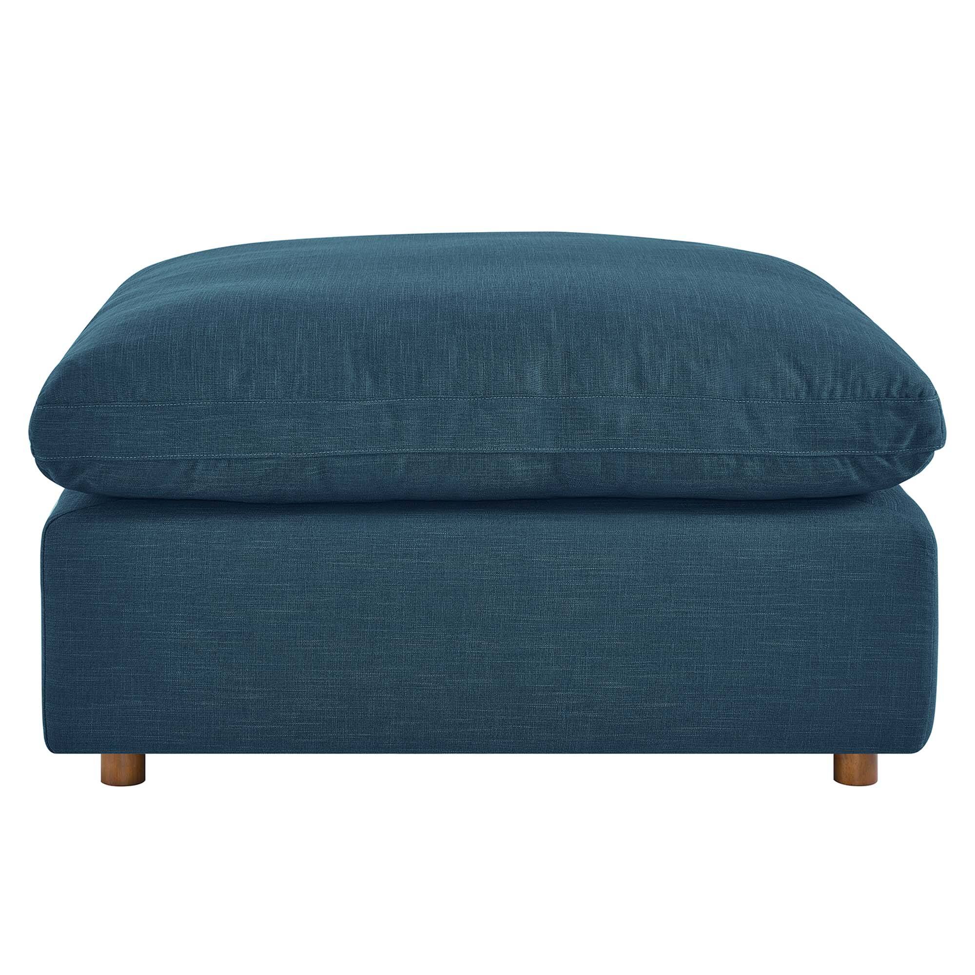 Alt View 2. Modway - Commix Down Filled Overstuffed Ottoman by Modway - EEI-3318-AZU.