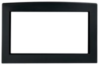 Front Zoom. GE - 30" Trim Kit for Select Microwaves - Black.