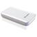 Front Standard. Transcend - StoreJet 500 GB 2.5" External Hard Drive - White.