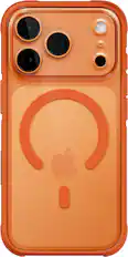 Front. dbrand - Ghost Case with MagSafe for Apple iPhone 17 Pro - Orange.