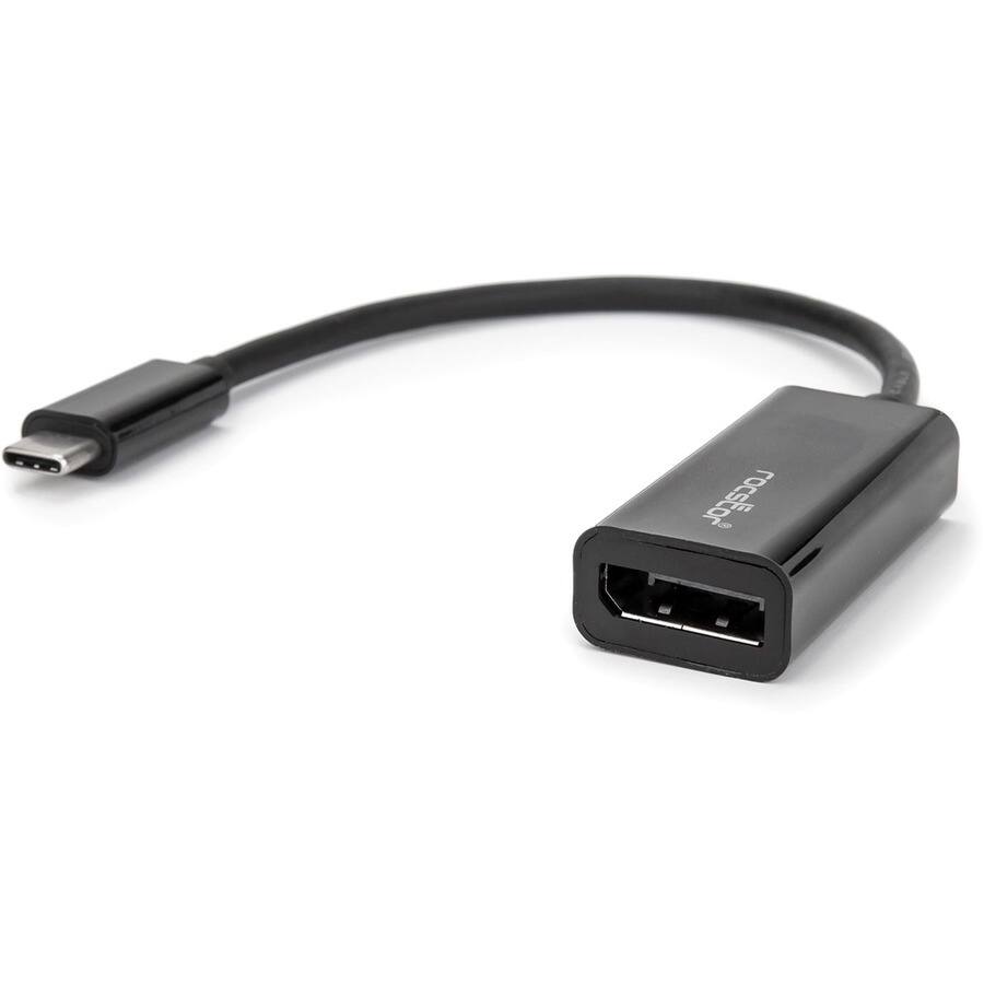 Alt View 1. Rocstor - 6FT USB-C TO DISPLAYPORT ADP M/F TYPE-C TO DISPLAYPORT ADP M/F - Black.