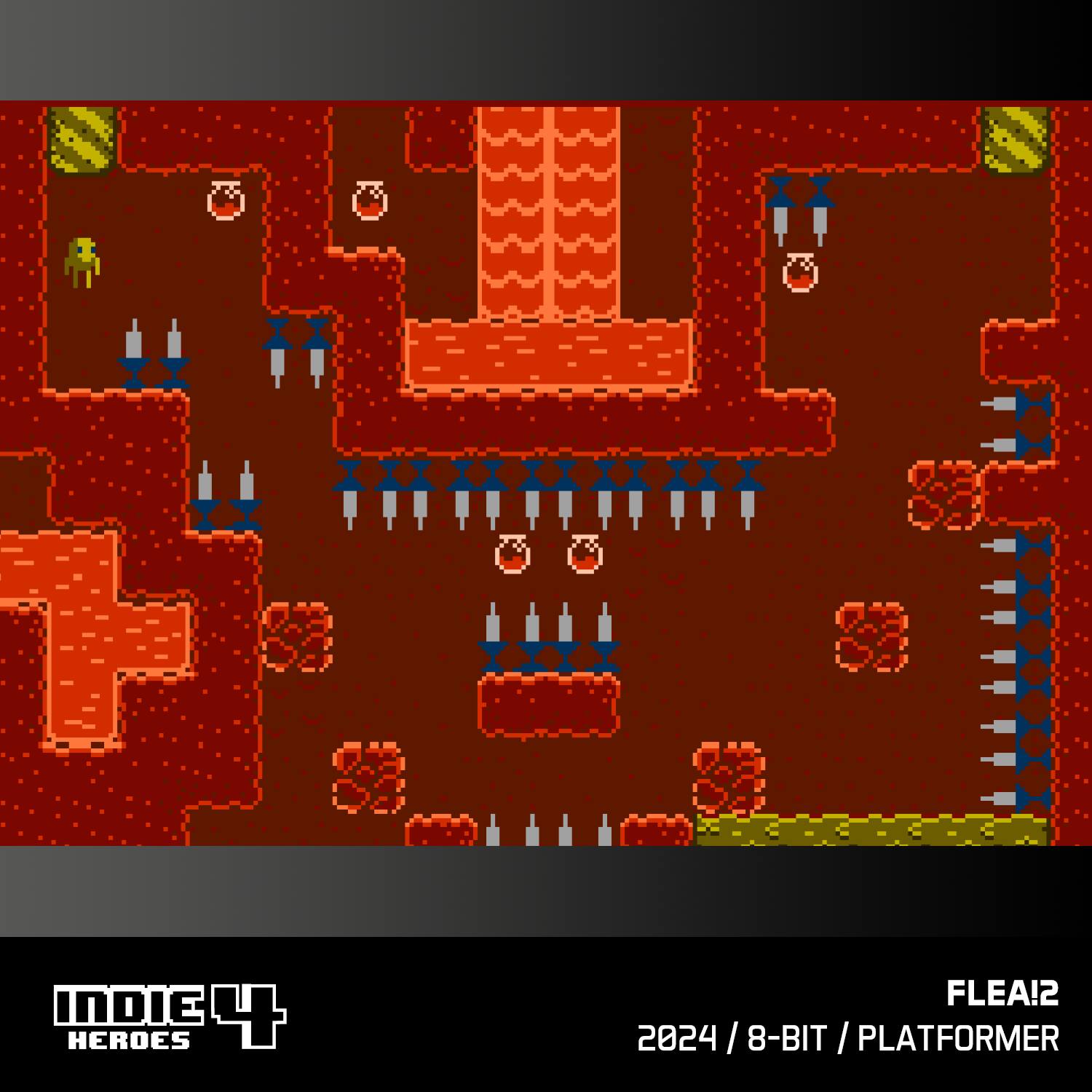 INDIE 4 HEROES  
FLEA!2  
2024 / 8-BIT / PLATFORMER