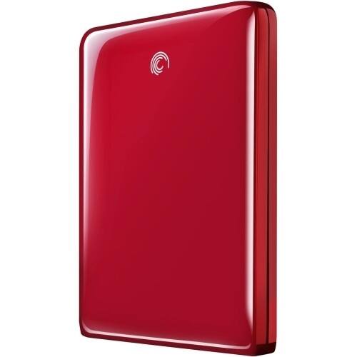 Front Standard. Seagate - FreeAgent GoFlex 500 GB 2.5" External Hard Drive - 1 Pack - Red.