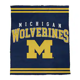 Pegasus - Michigan Wolverines 60" x 70" Cozy Plush Knit Blanket - Multicolor