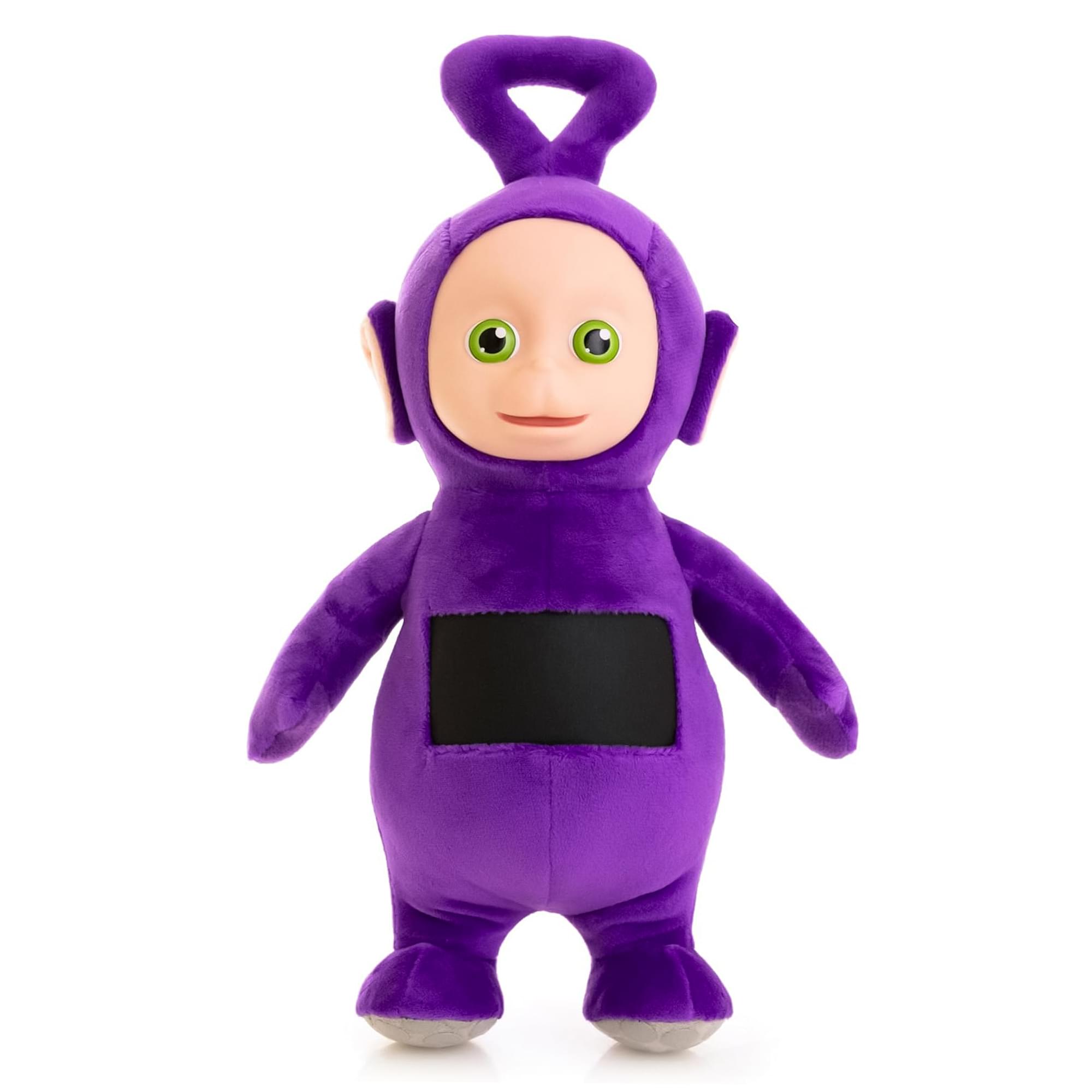 Front. The Loyal Subjects - Teletubbies 8-Inch Collector Plush | Tinky Winky - Purple.