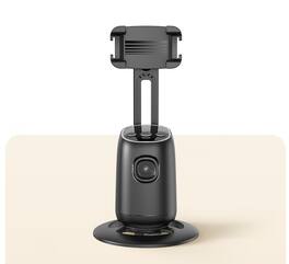 Cluzine - 360° Rotation Auto Face & Body Tracking Phone Holder Camera Mount with Remote Control