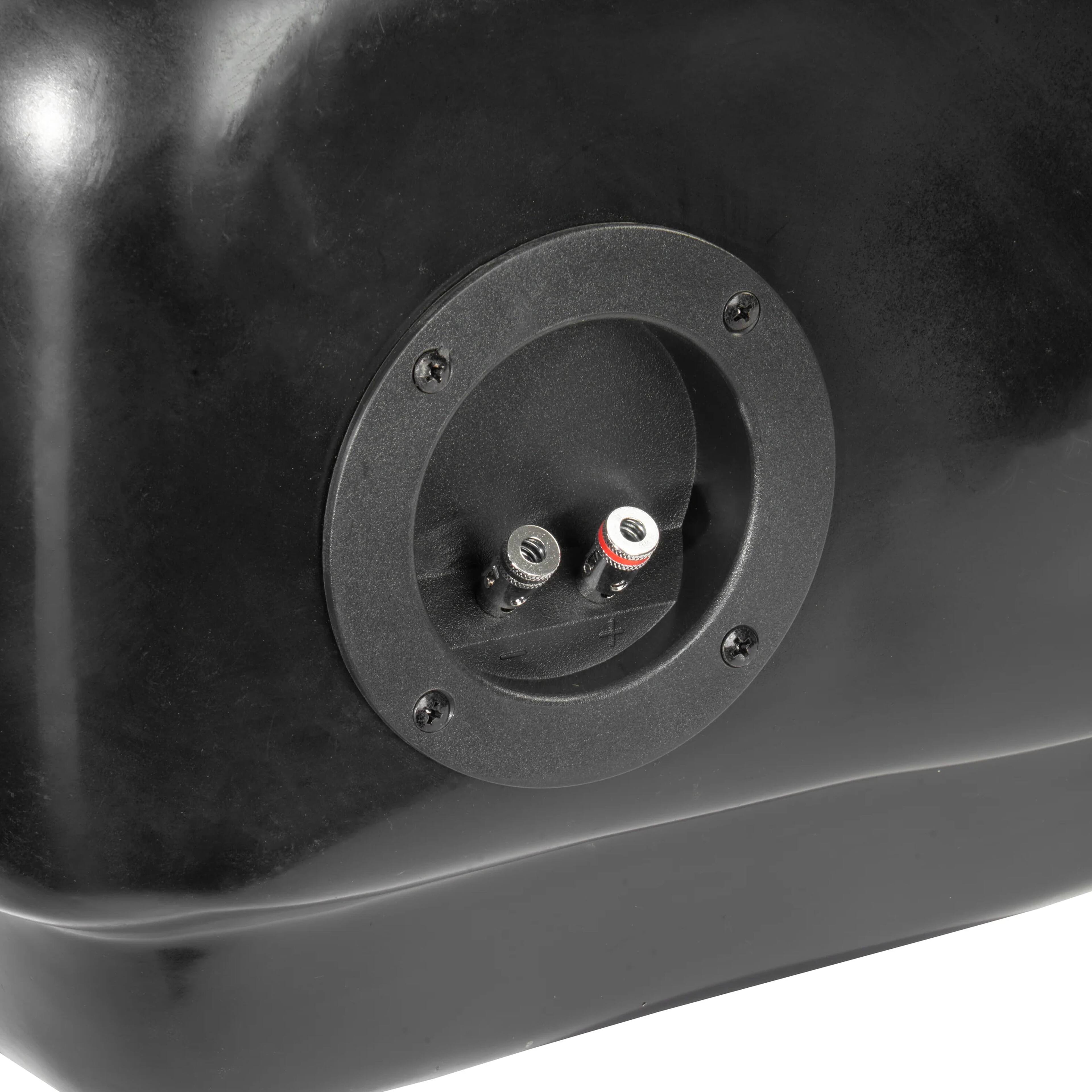 Back. NVX - UBE-TOY-CAM-G8 BOOST Box Custom Fit 10in Empty Sealed Subwoofer Enclosure for 2018-2024 Toyota Camry Hybrid.