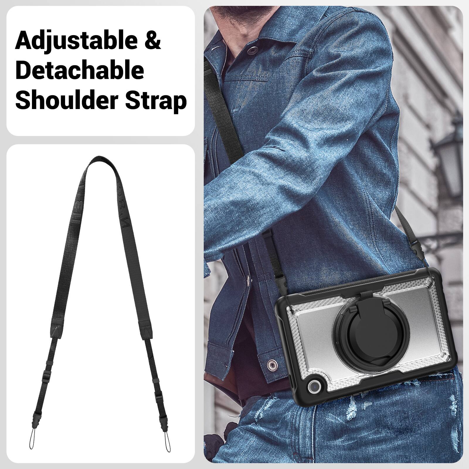 Adjustable & Detachable Shoulder Strap
