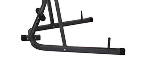 Left. Amber Sporting Goods - Amber Fight Gear Heavybag/Speedbag Stand – Multi-Station, Holds up to 100lb for Boxing & MMA Training - Black.