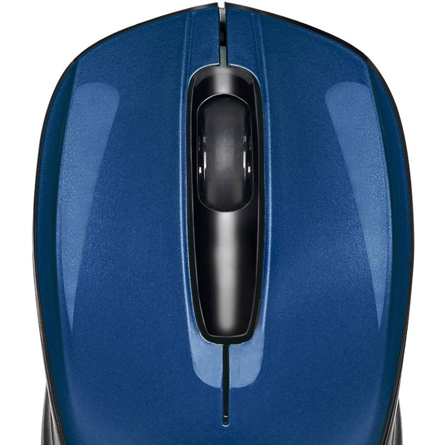 Alt View 2. Adesso - Adesso iMouse S50L 2.4GHz Wireless Mini Mouse - Optical - Wireless - 30 ft - Radio Frequency - 2.40 GHz - Blue - USB - 1 - Blue.